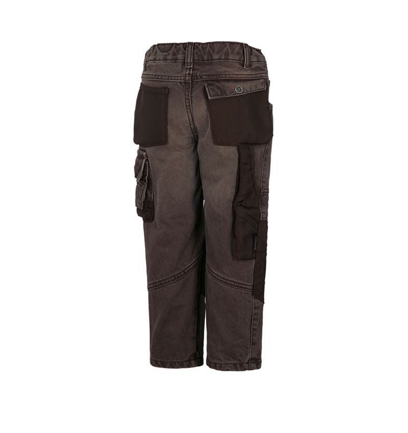 Pantalons: Jeans e.s.motion denim, enfants + marron 3
