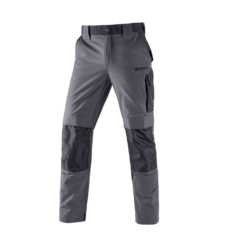 Hosen: Funktions Bundhose e.s.dynashield + zement/schwarz 2