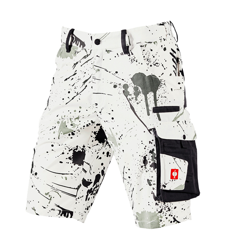 Hosen: e.s. Shorts Painter + weiß/graphit 2