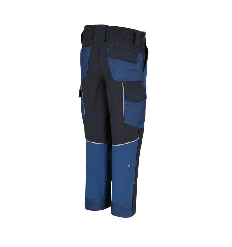 Hosen: Funktions Cargohose e.s.dynashield, Kinder + kobalt/pazifik 3