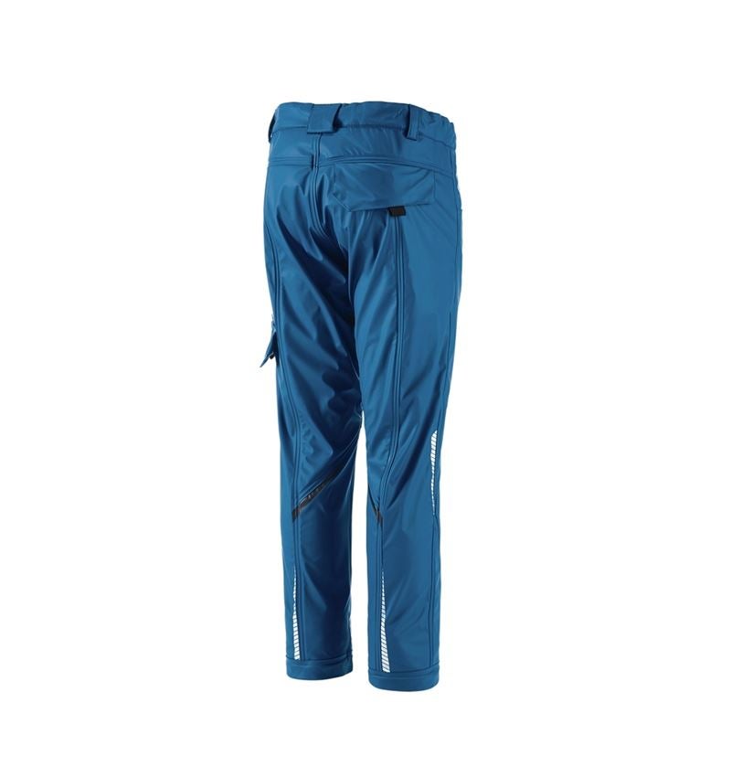 Pantalons: Pantalon pluie e.s.motion 2020 superflex, enfants + atoll/bleu foncé 2