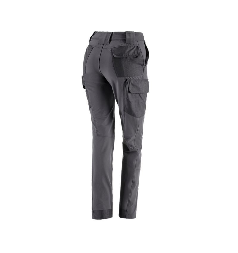 Hosen: Funktions Cargohose e.s.dynashield solid, Damen + anthrazit 5