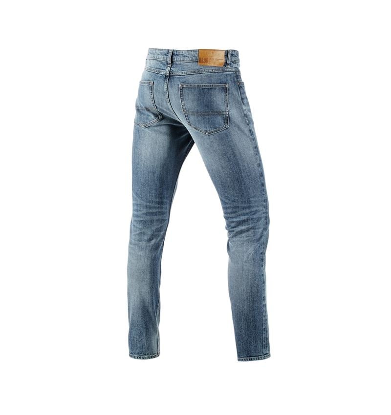 Pantalons de travail: e.s. Jeans stretch à 5 poches, slim + stonewashed 4