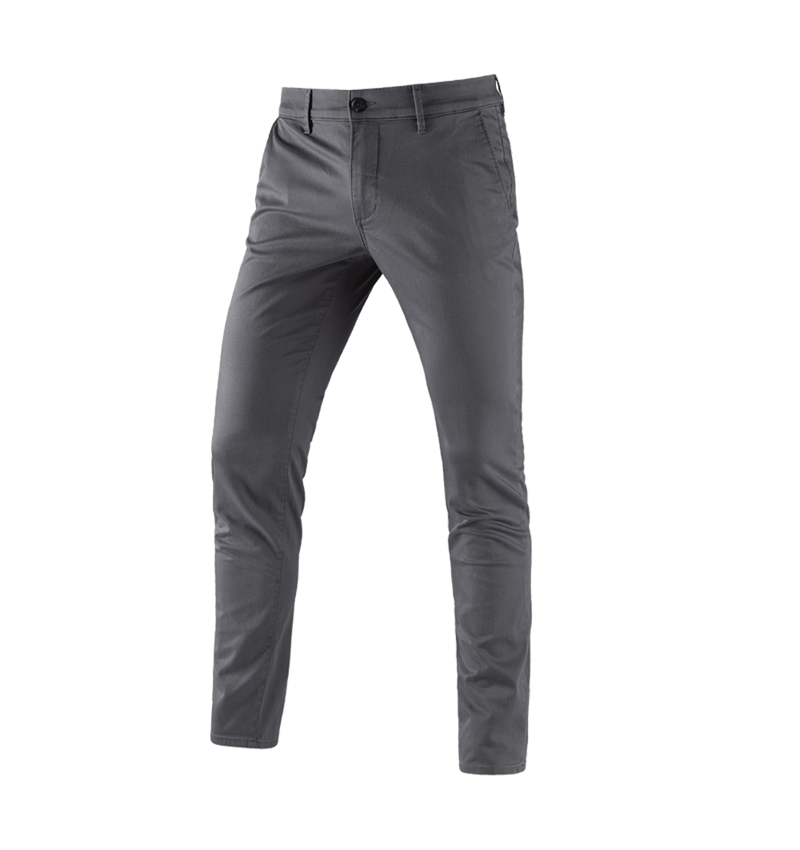 Hosen: e.s. 5-Pocket-Berufshose Chino + anthrazit 2