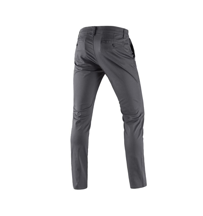 Hosen: e.s. 5-Pocket-Berufshose Chino + anthrazit 3