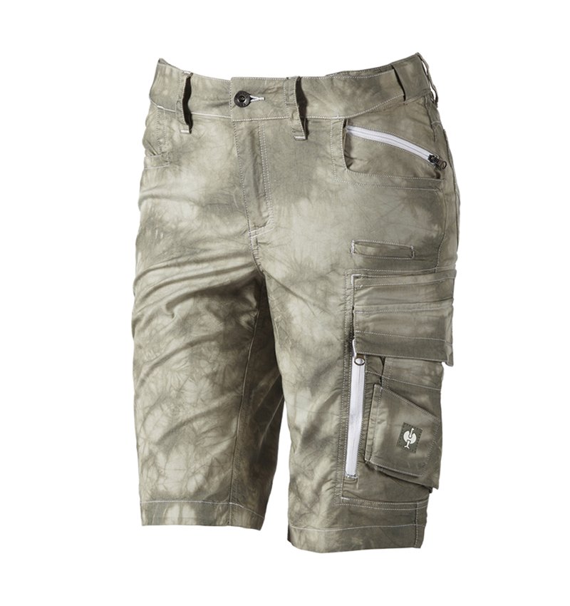 Pantalons de travail: Short cargo e.s.motion ten d’été,femmes + vert marais vintage 2