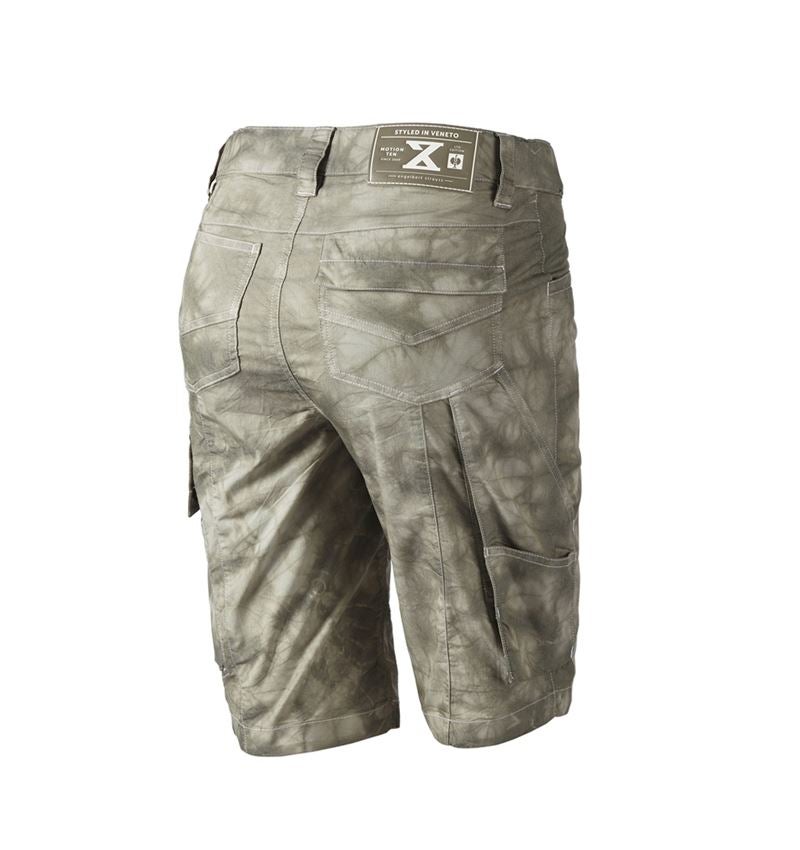 Pantalons de travail: Short cargo e.s.motion ten d’été,femmes + vert marais vintage 3