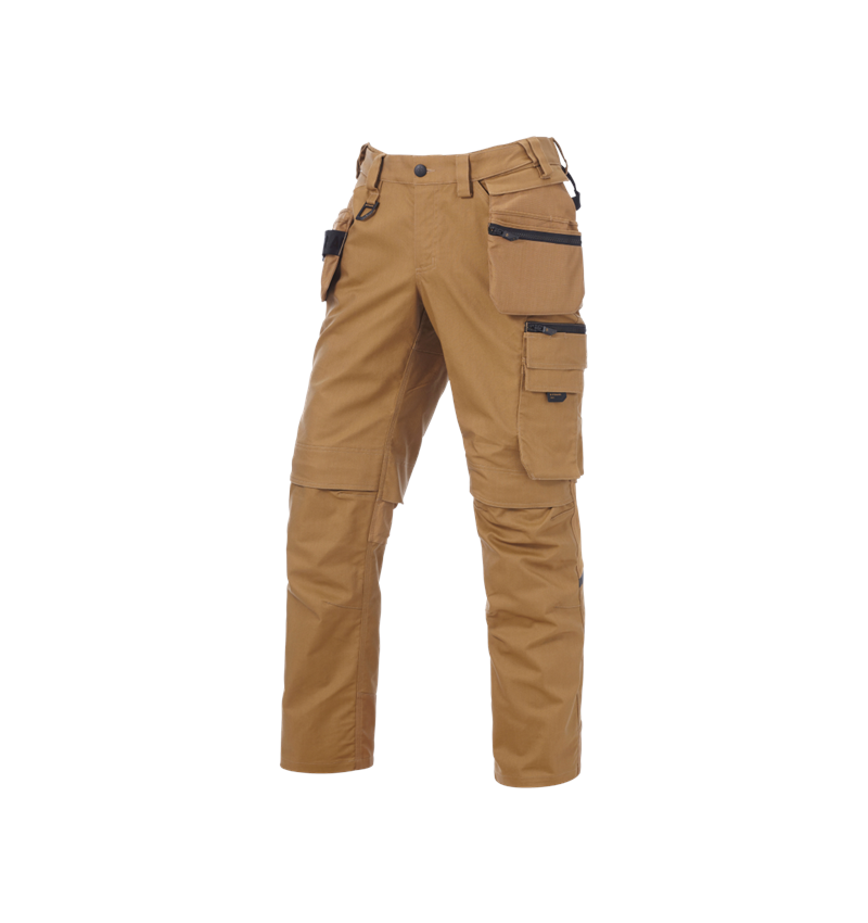 Arbeitshosen: Holster Bundhose e.s.line.nordic canvas + mandelbraun