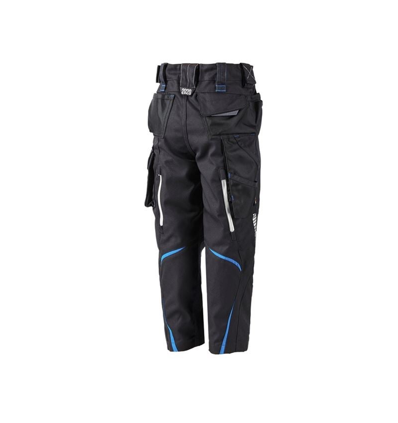 Pantalons: Pantalon à taille élastique e.s.motion2020,enfants + graphite/bleu gentiane 7