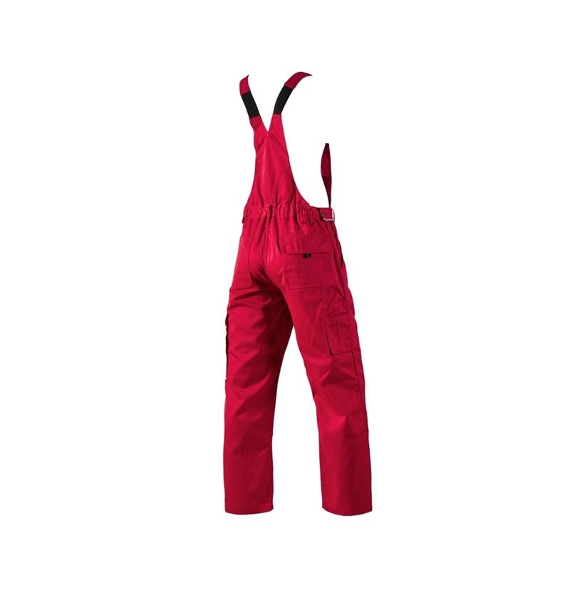 Pantalons de travail: Salopette e.s.classic + rouge 3