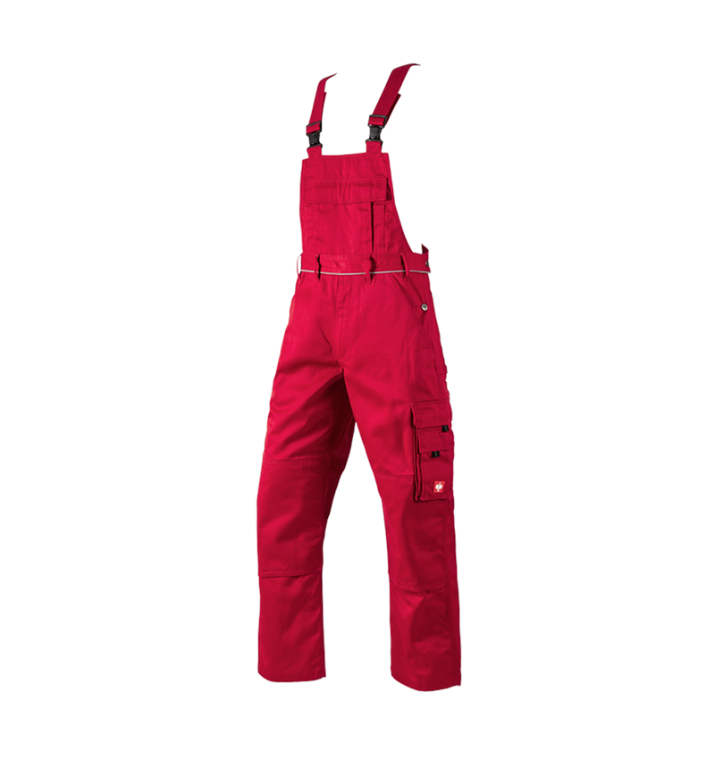 Pantalons de travail: Salopette e.s.classic + rouge 2