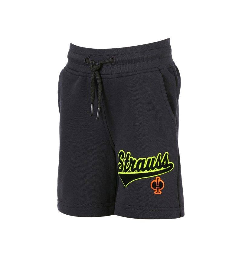 Accessoires: Sweat short e.s.e:pic, enfants + noir/jaune fluo/orange fluo 2