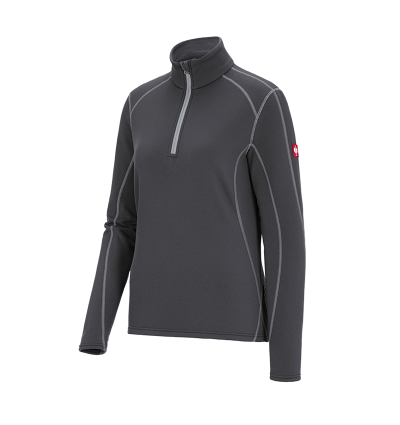 Shirts & Co.: Funkt.-Troyer thermo stretch e.s.motion 2020, Da. + anthrazit/platin 3