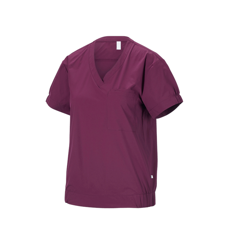 Bekleidung: Pocket Shirt e.s.avida, Damen + rotviolett 3