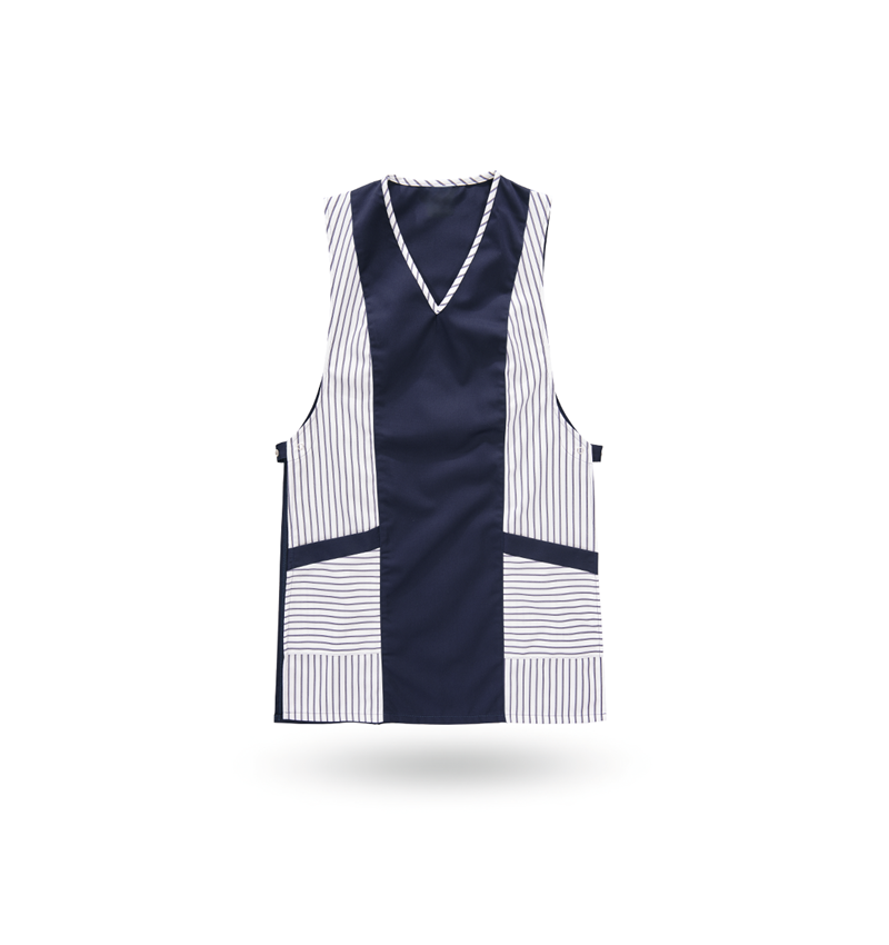 Tabliers: Cape Lydia + bleu foncé/blanc