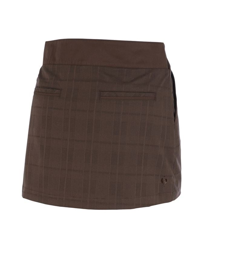 Pantalons de travail: Jupe-culotte professionnelle e.s.fusion + marron 1