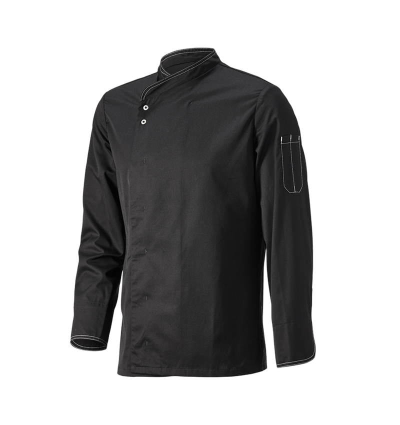 Hauts: Veste de cuisinier Lyon + noir 2