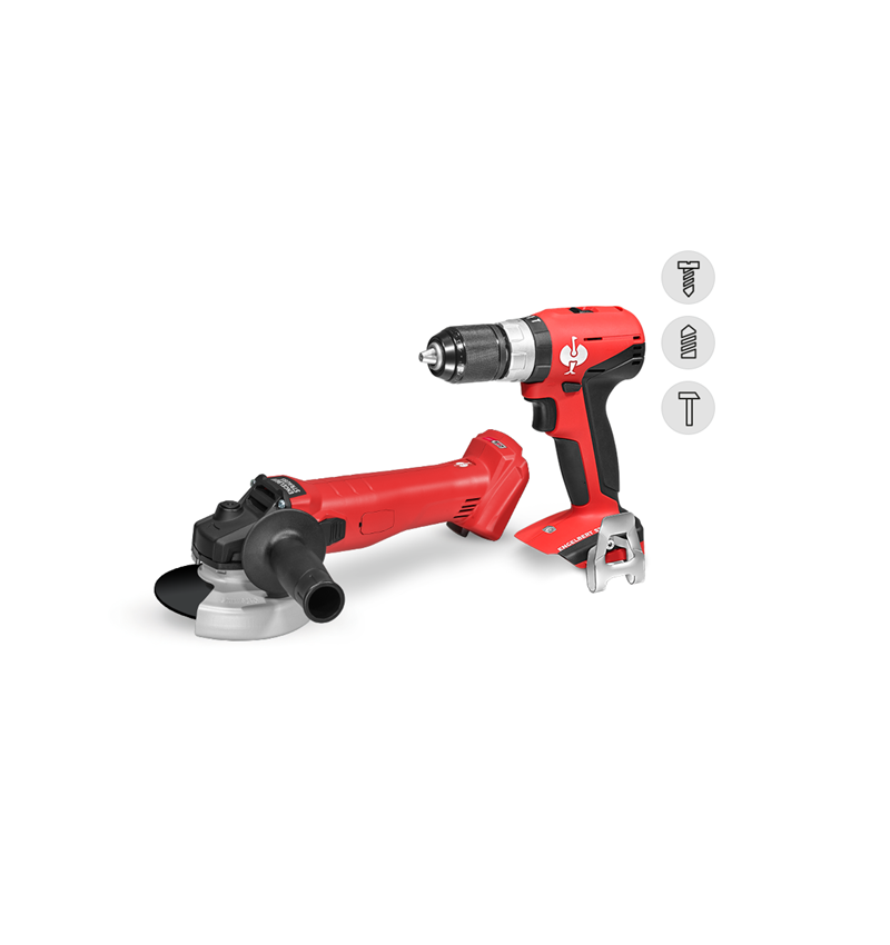 Outils électriques: Meuleuse d'angle accu 18,0 V + perceuse-visseuse L