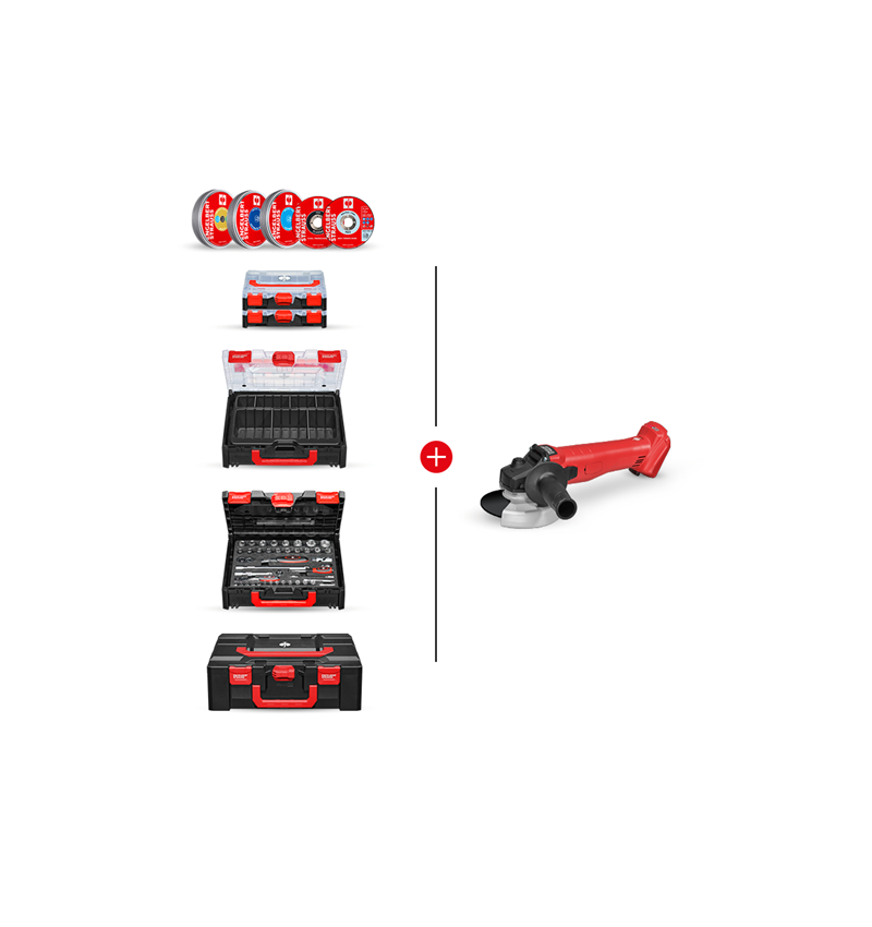 Outils électriques: KIT COMBINÉ 25 + meuleuse d'angle accu 18,0 V