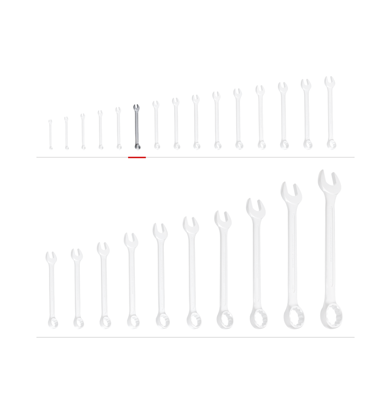 Clé à vis: e.s. Clé à oeil/à fourche, 1 unité