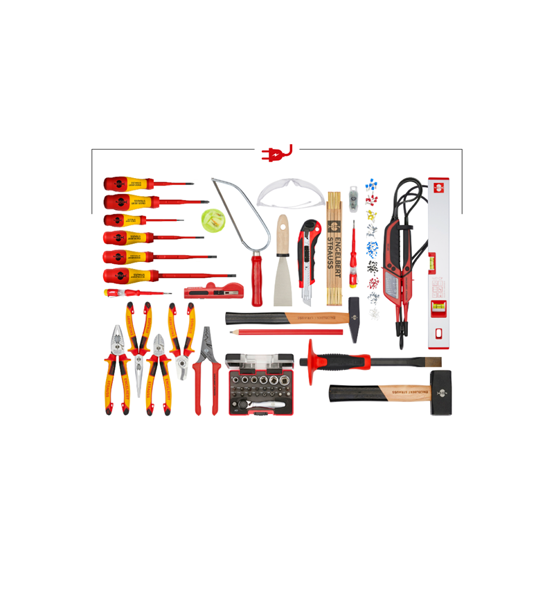 Mallette à outils: Jeu d'outils électrique