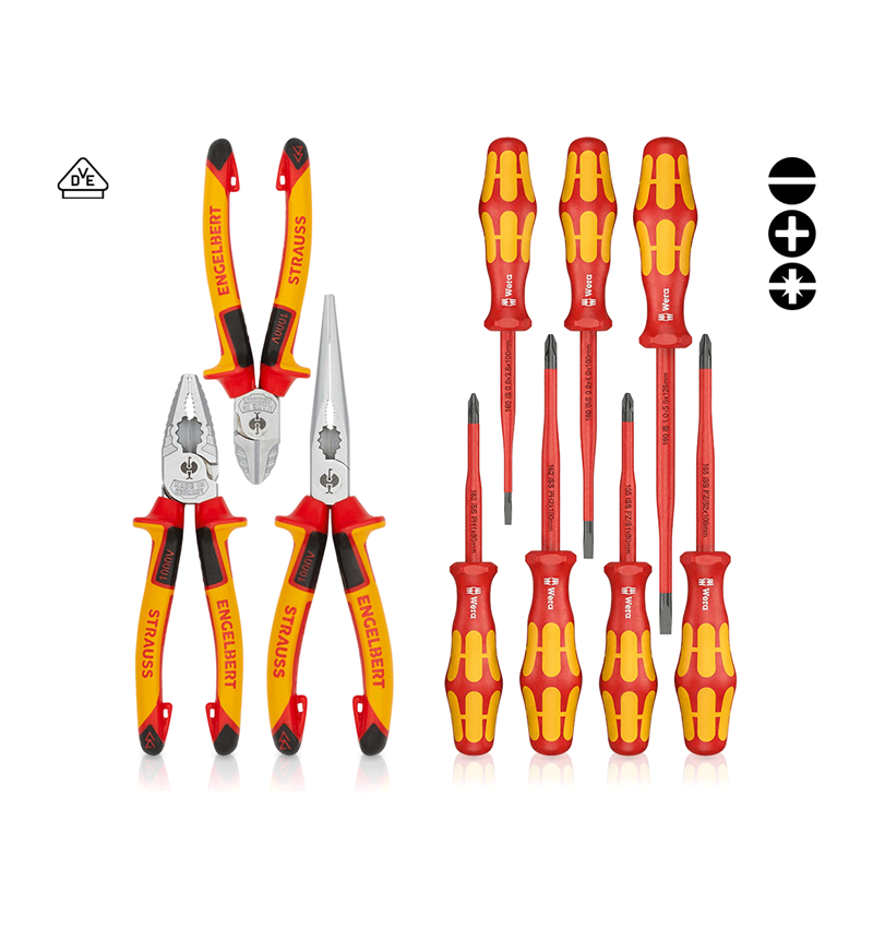Offres du mois: Tournevis Wera VDE 160 iSS/7 + kit de pinces