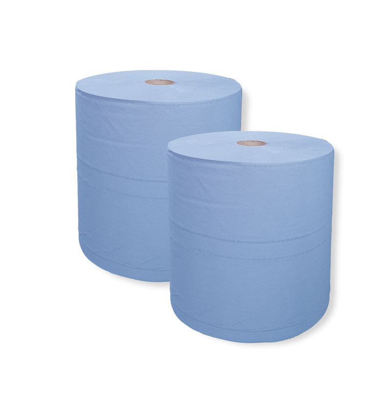 Chiffons: Rouleau papier nett., 3 couches, 2x 500 f.