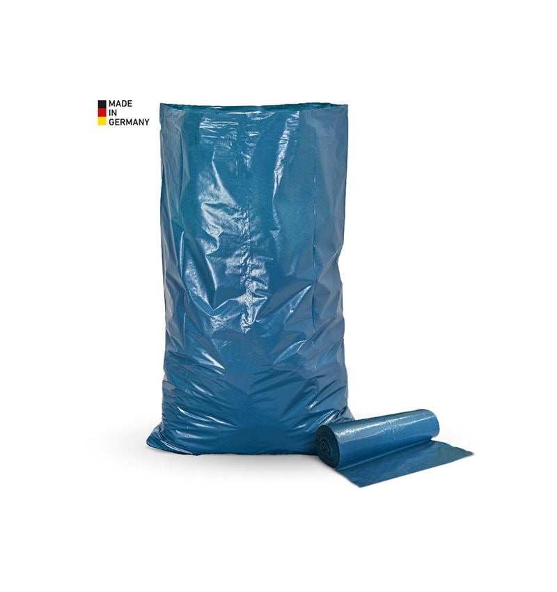 Sacs poubelles | Elimination des déchets: 15x Sacs poubelle Goliath bleu, 120l, 100 mμ