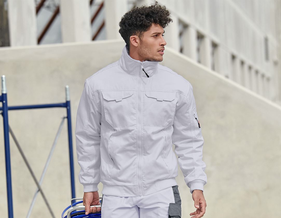 Jacken: Pilotenjacke Dakota II + weiß