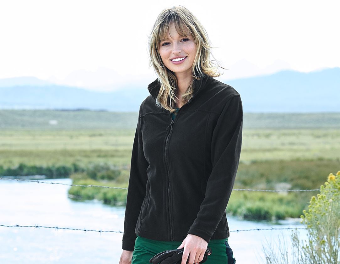 Vestes de travail: e.s. Veste de fonction 3 en 1 pour femmes + vert/noir 1