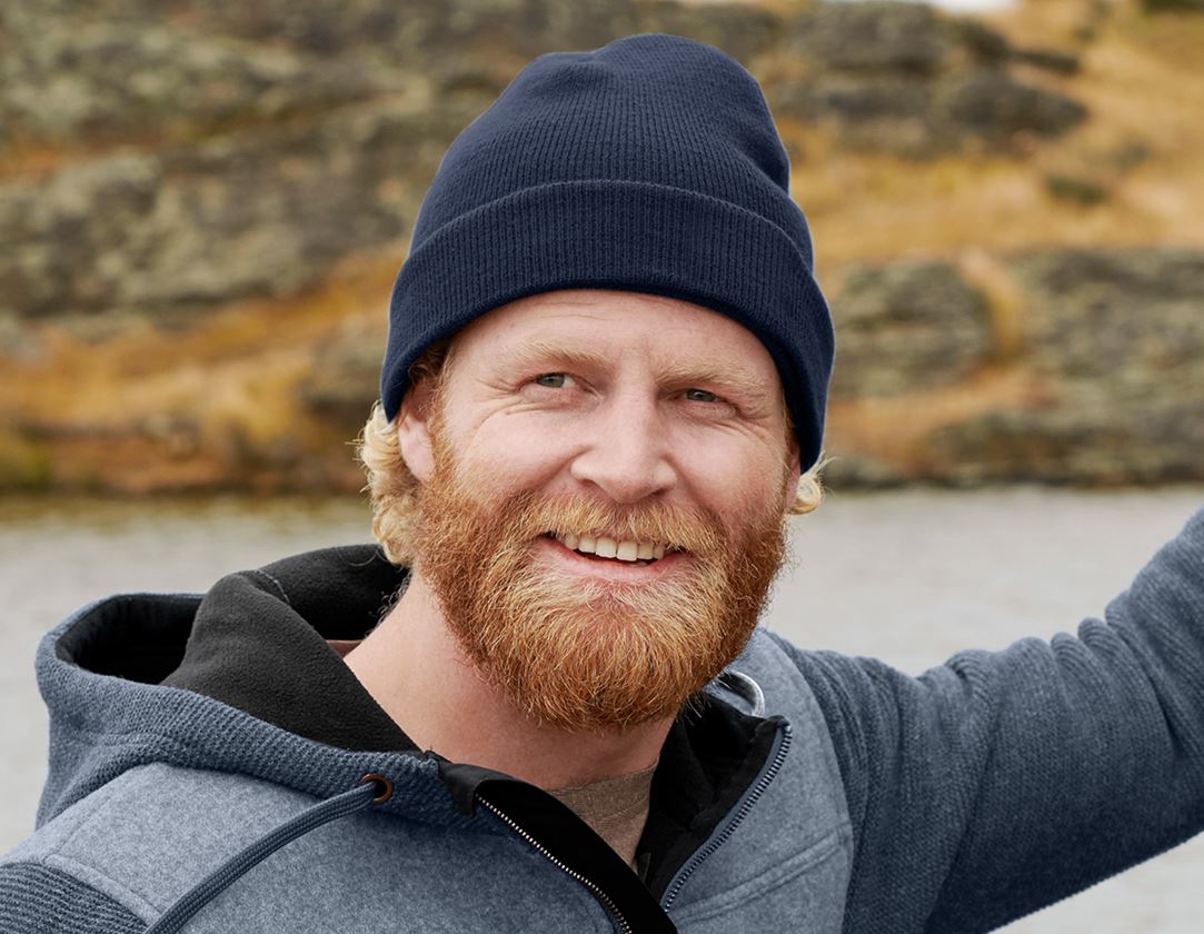 Accessoires: Bonnet tricoté e.s.motion ten + bleu ardoise