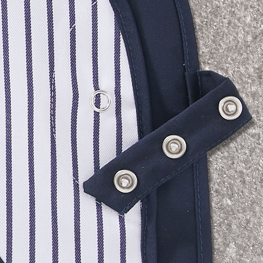 Tabliers: Cape Iris + bleu foncé/blanc 2