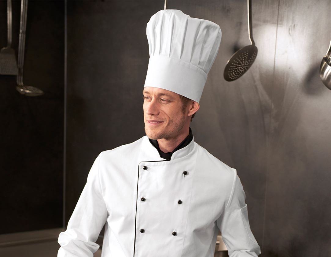 Accessoires: Kochmütze + weiß