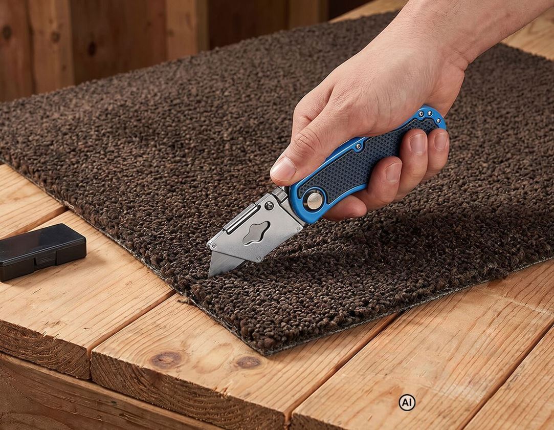 KI-generiert / modifiziert - Messer: Klappmesser für Cutterklingen