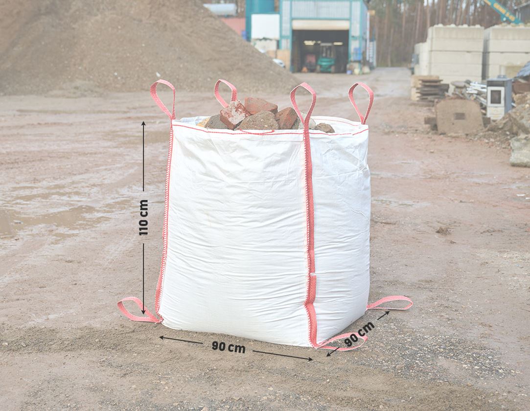 Sacs poubelles | Elimination des déchets: BIG BAG avec boucle au sol, 891 litres