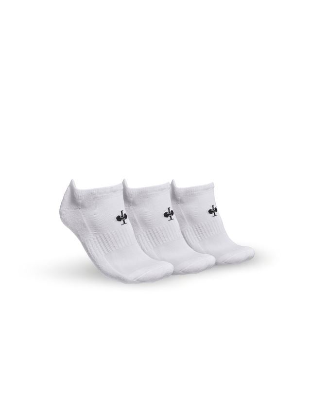 Socken | Strümpfe: e.s. Allround Socken Classic light/low, 3er Pack + weiß