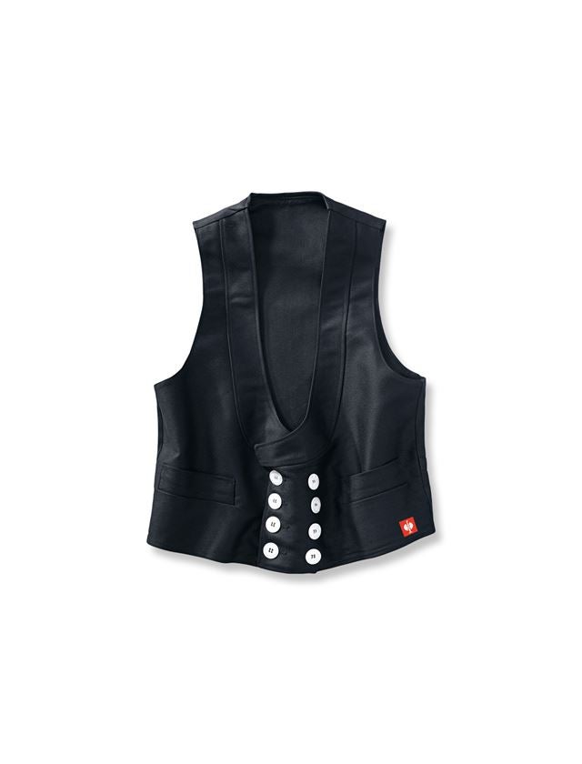 Gilets de travail: Gilet corporatif en double retors + noir