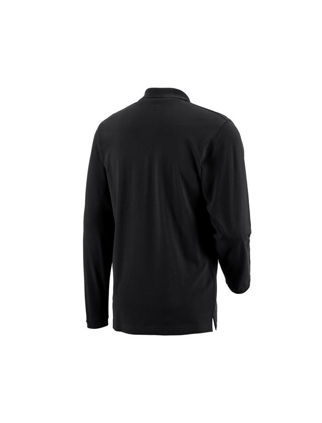 Thèmes: e.s. Longsleeve polo cotton Pocket + noir 5