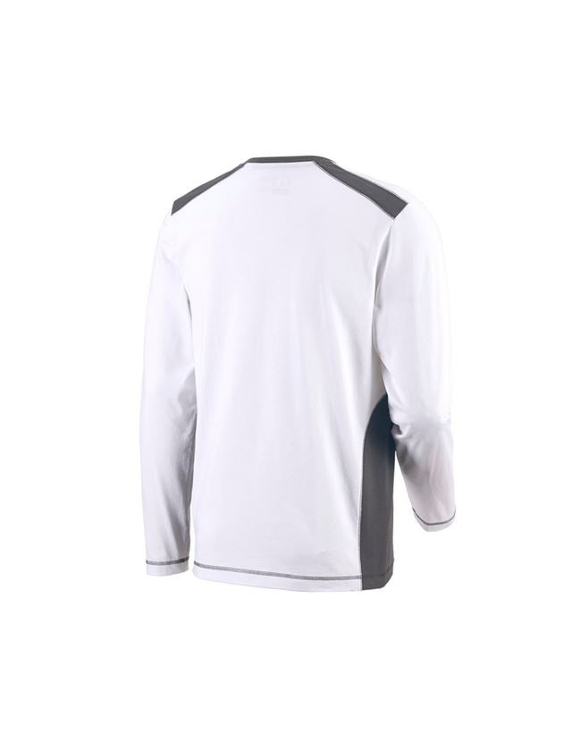 Themen: Longsleeve cotton e.s.active + weiß/anthrazit 3