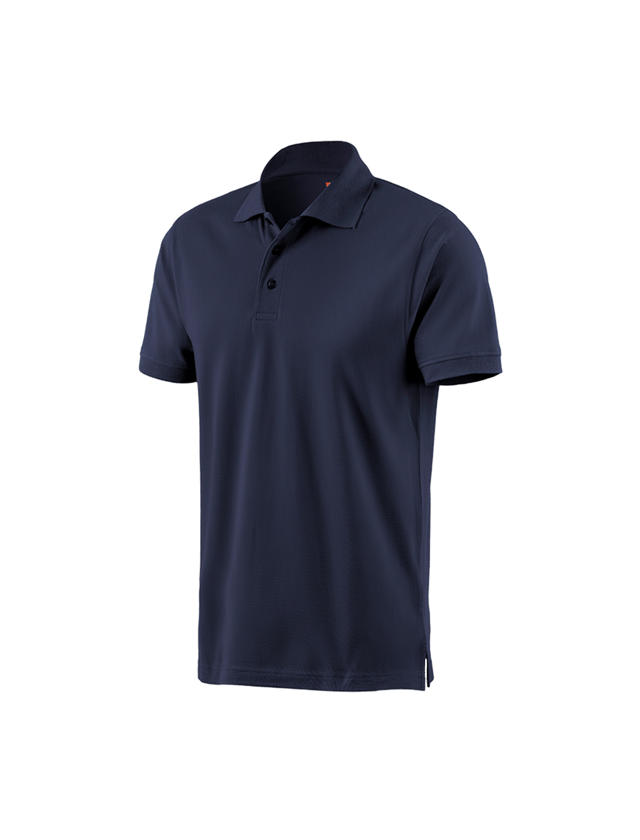 Shirts & Co.: e.s. Polo-Shirt cotton + dunkelblau