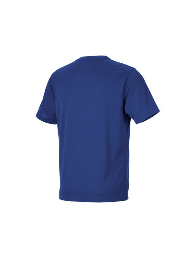 Hauts: e.s. T-shirt-fonctionnel Strauss + bleu royal 1