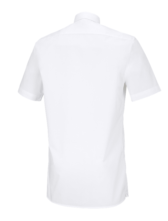 Hauts: e.s. Chemise de service à manches courtes + blanc 1