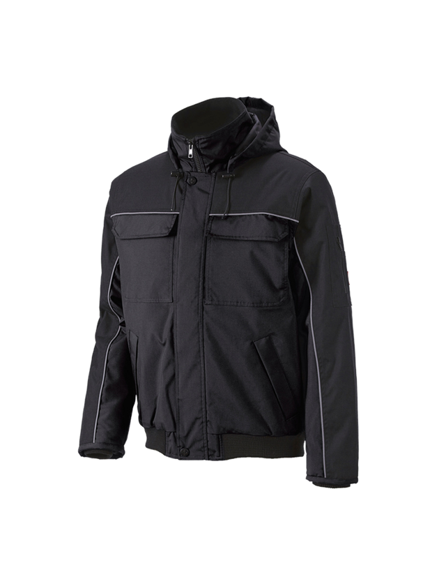 Vestes de travail: Blouson aviateur e.s.image + noir