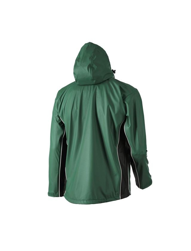 Vestes de travail: Veste de pluie flexactive + vert/noir 1