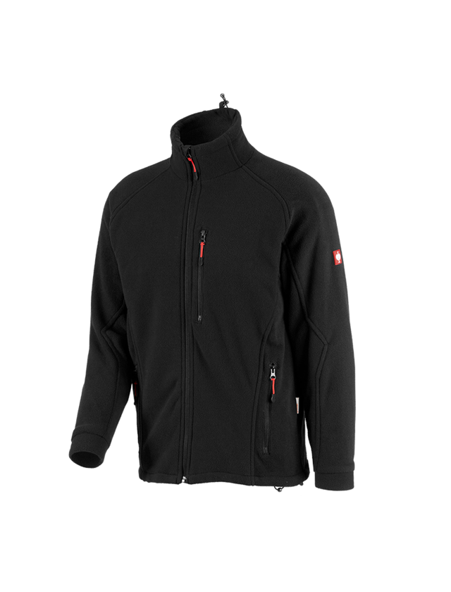 Vestes de travail: Veste de fonction en laine polaire dryplexx® wind + noir 2