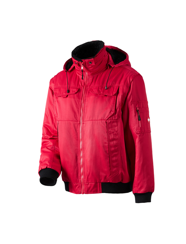 Vestes de travail: Veste d'aviateur Atlanta II + rouge 2