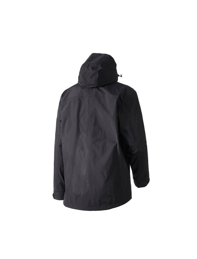 Vestes de travail: e.s. Veste de pluie + noir 3