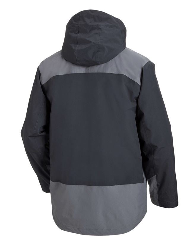 Jacken: e.s. 3 in 1 Funktionsjacke, Herren + graphit/zement 1