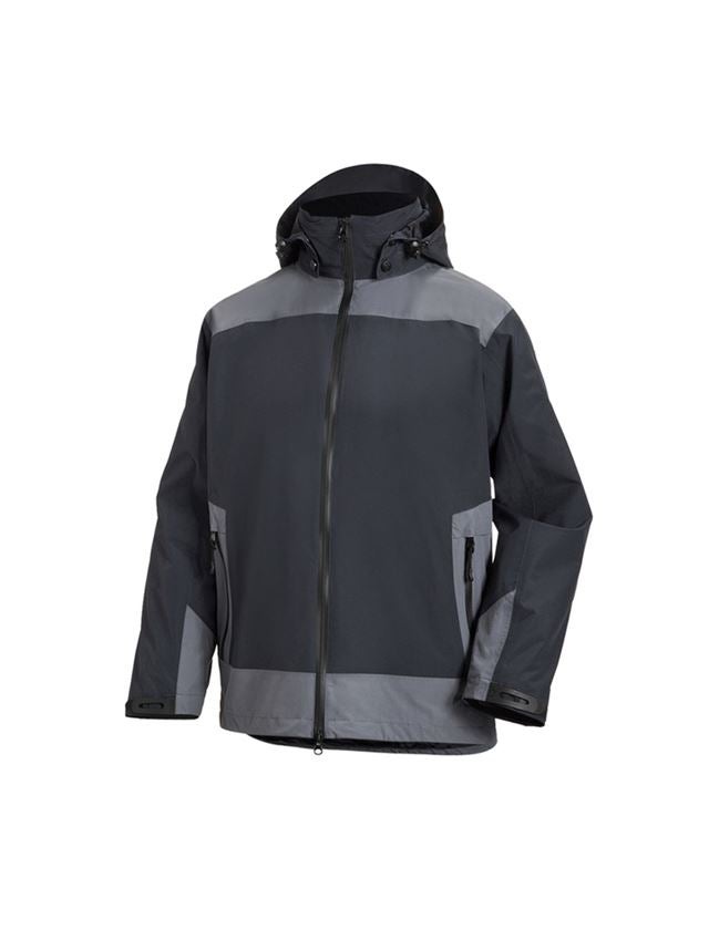 Jacken: e.s. 3 in 1 Funktionsjacke, Herren + graphit/zement