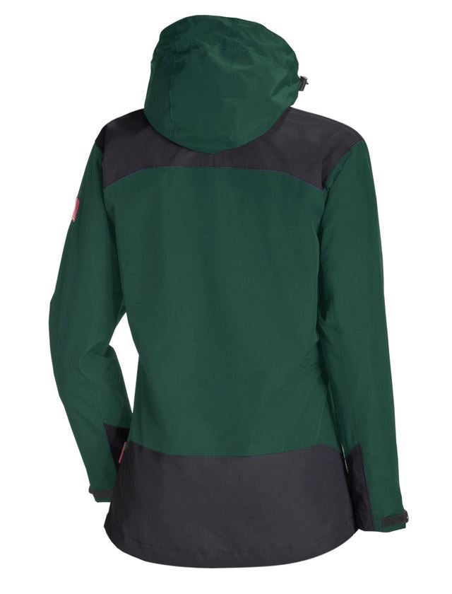 Vestes de travail: e.s. Veste de fonction 3 en 1 pour femmes + vert/noir 3